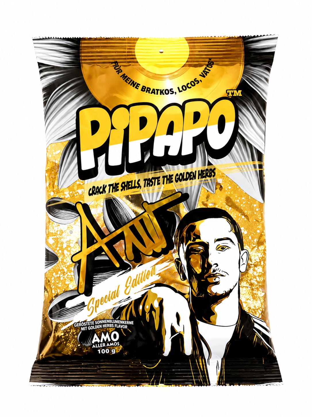 Pipapo Sonnenblumenkerne mit Golden Herbs Flavor