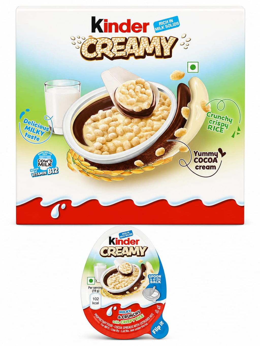 Kinder Creamy Milky & Crunchy